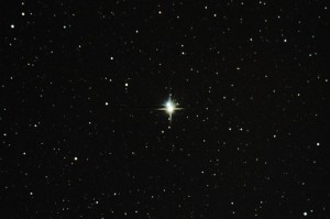 Double star Albeiro, or Beta Cygni, in the constellation of Cygnus. 10th Nov 2011.
